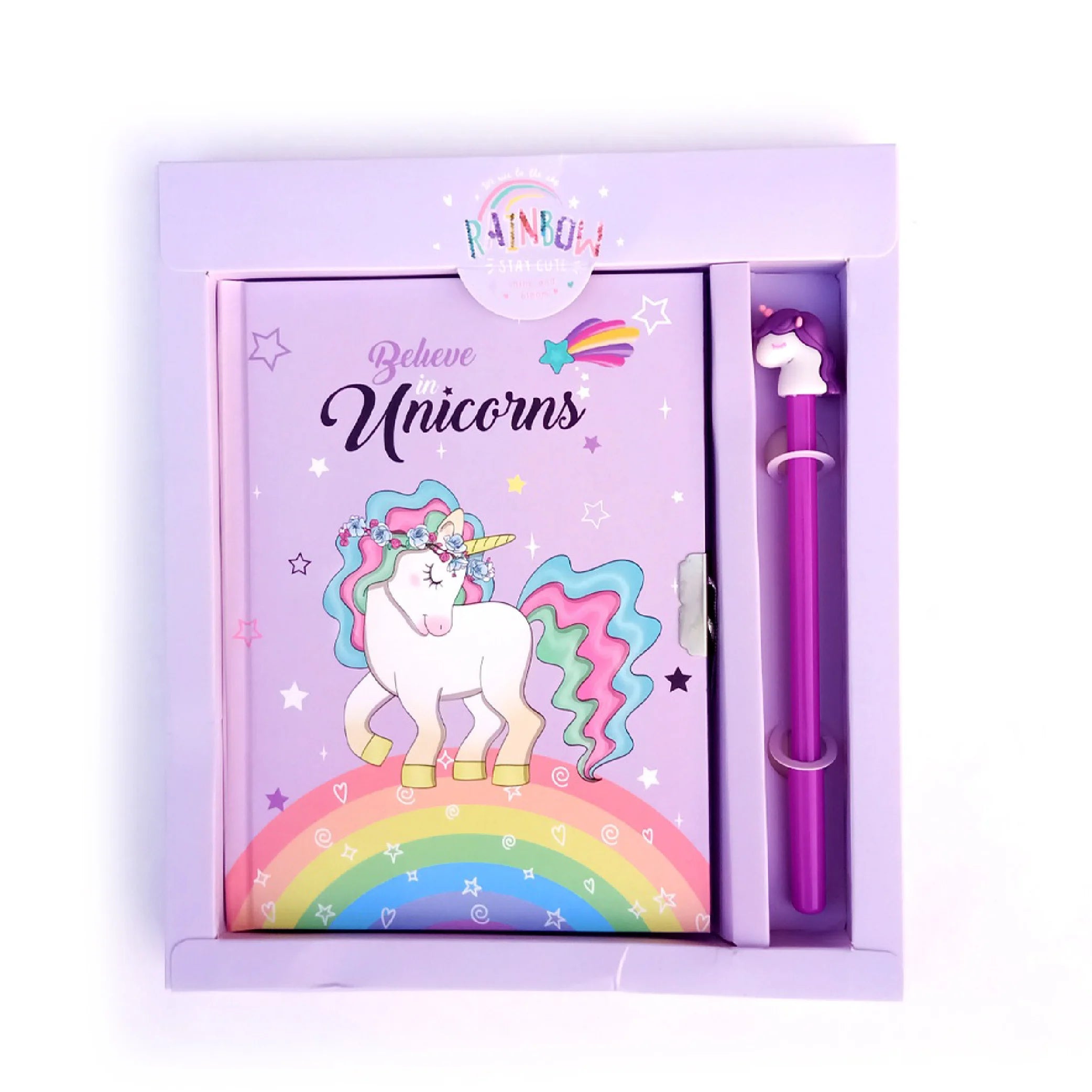 Unicorn 3D Cute Notebook with Free Gel Pen Gift Set