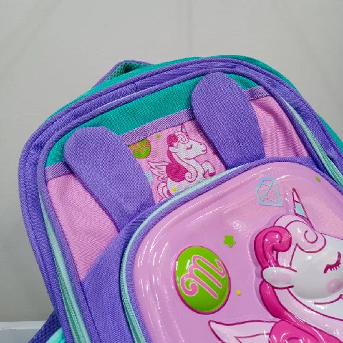 Unicorn Purple School Bag For Girls