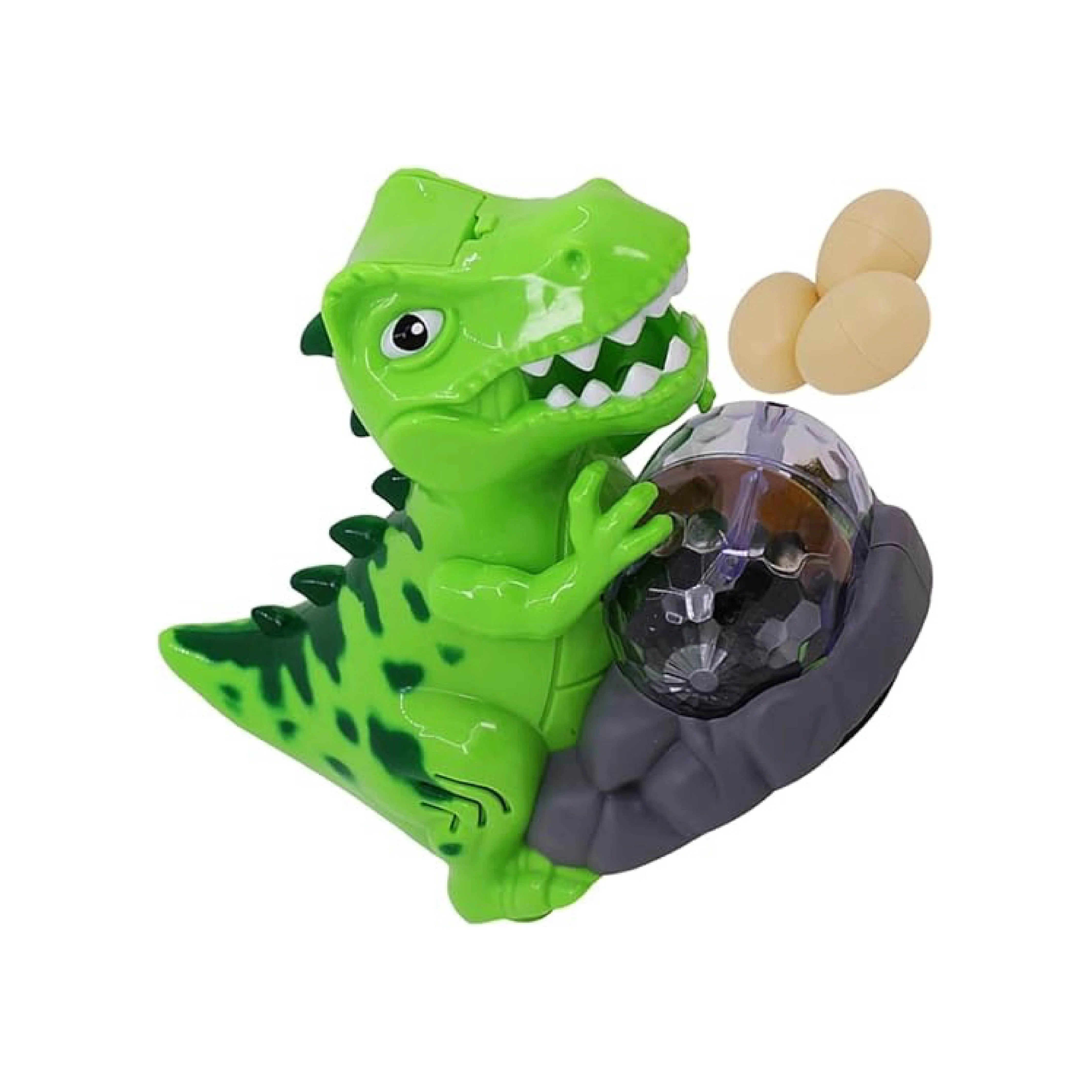 Electric Educational Dinosaur Toy with Lights, Music, and Universal Rotation