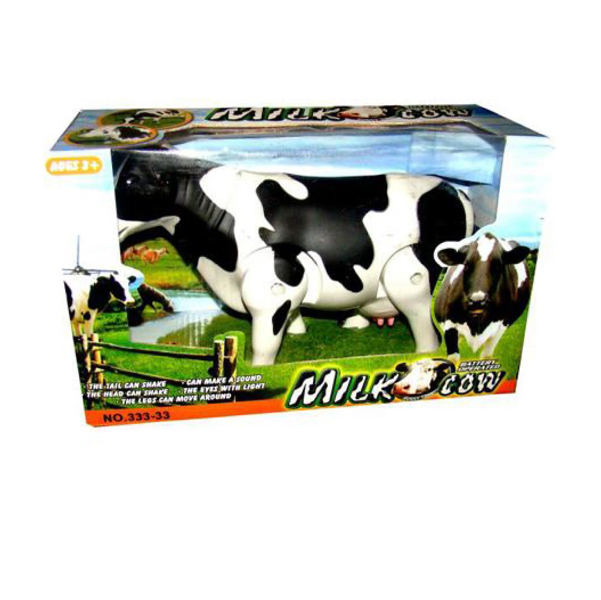 Battery Operated Walking Milk Cow Toy