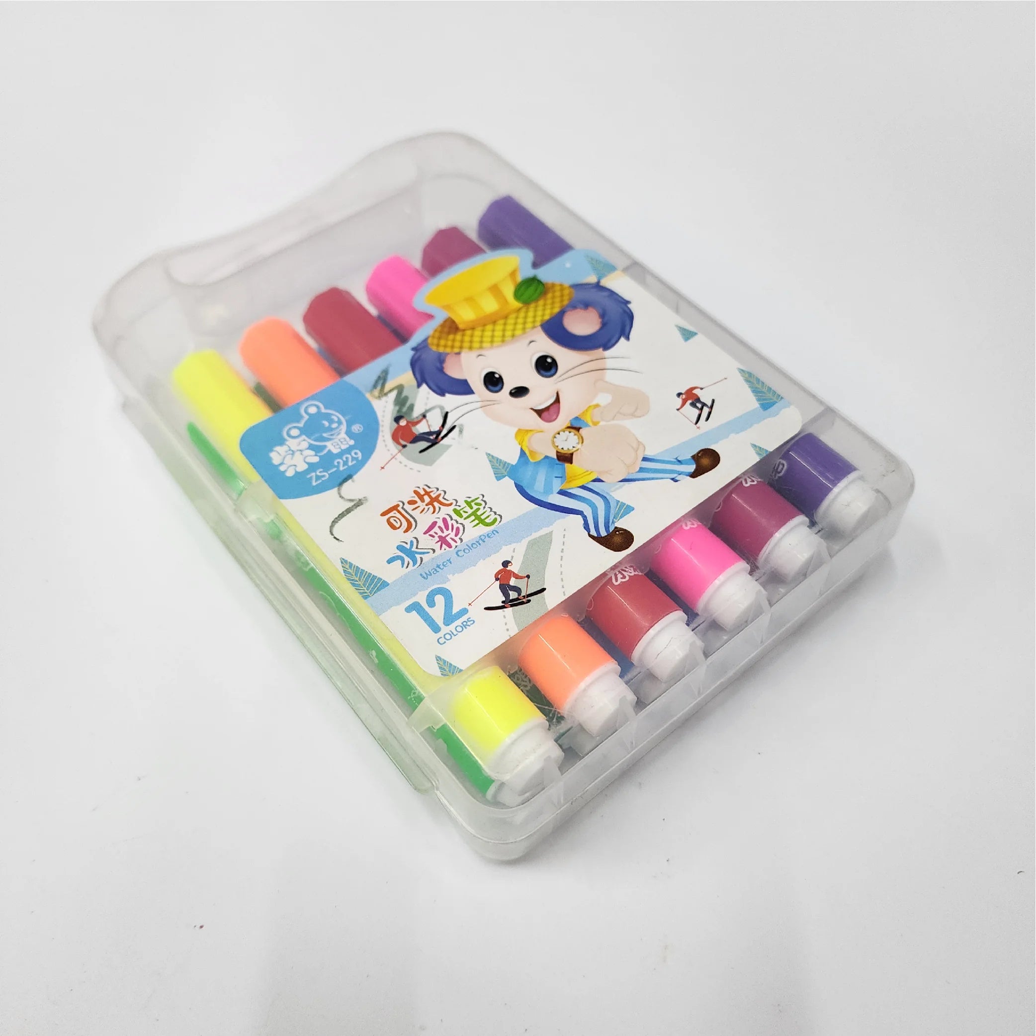 Washable Colour Pen 12-Piece Set