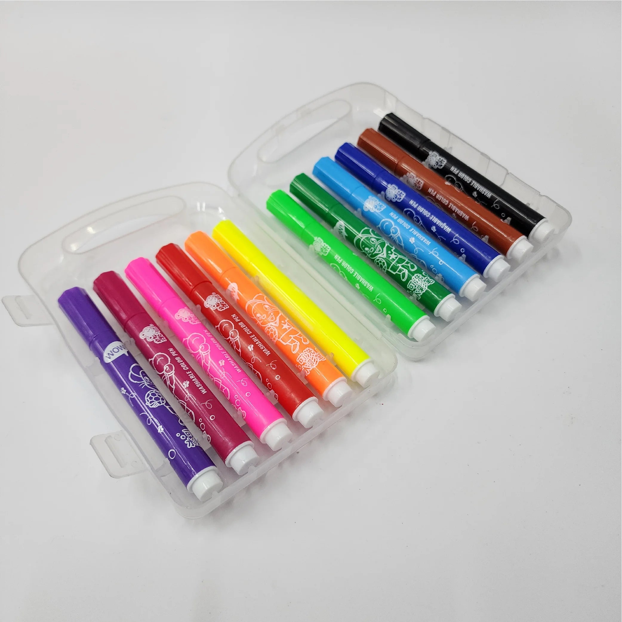 Washable Colour Pen 12-Piece Set