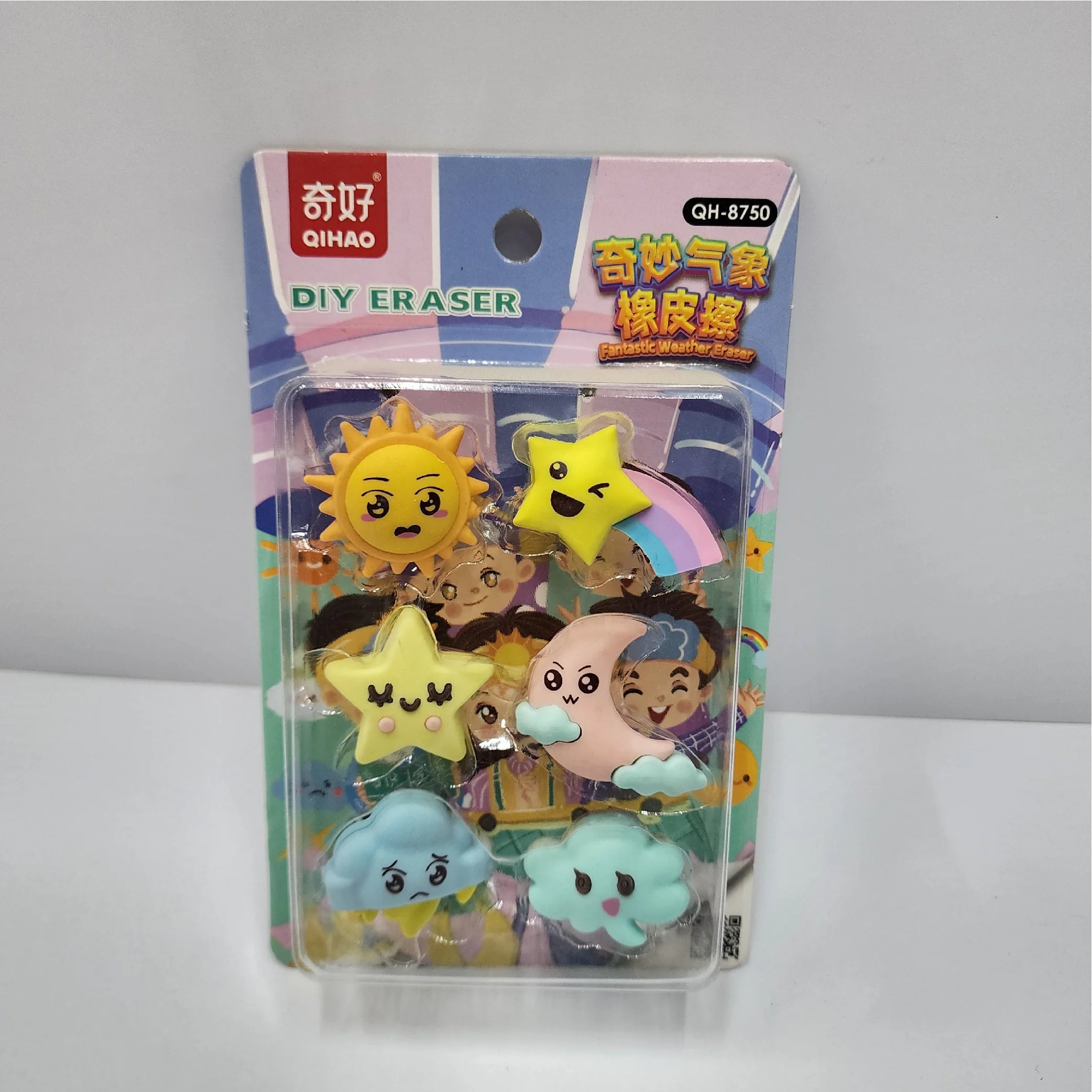 Weather Eraser Set – Fun and Educational Erasers in Weather-Themed Designs