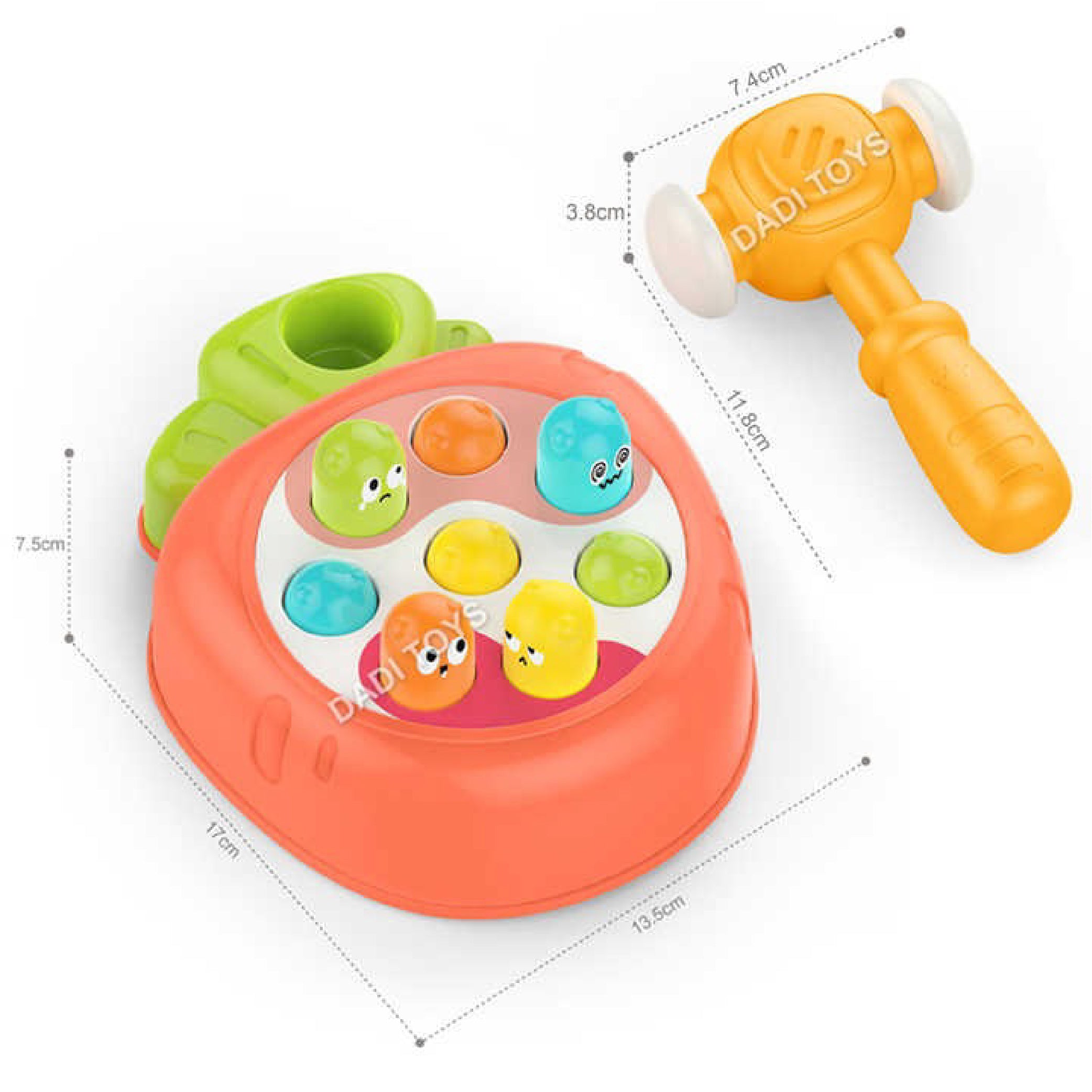 Whac-A-Mole Interactive Hammer Game for Toddlers