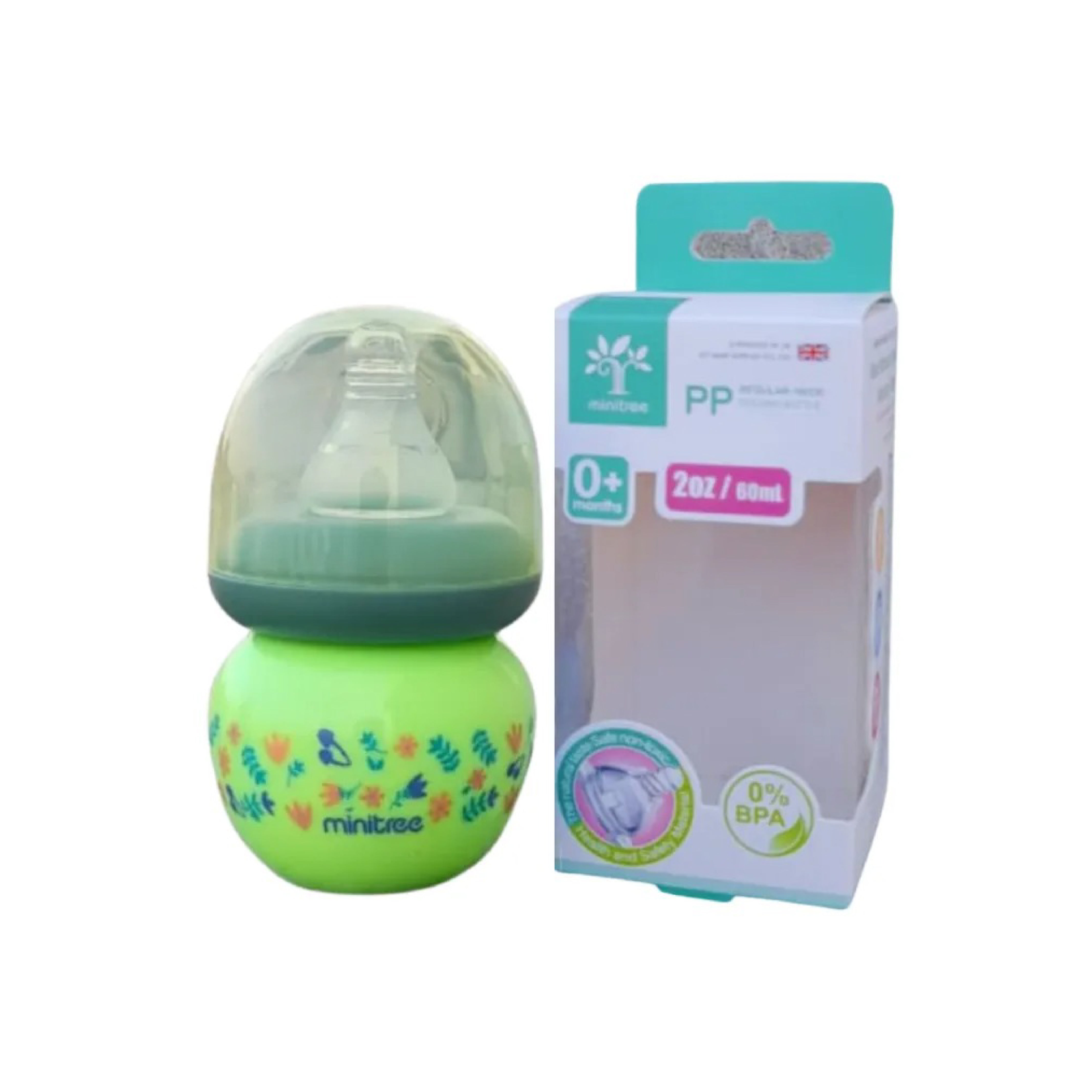 Anti-Colic Silicon Baby Feeding Bottle - Wide Neck, Mother Simulation, No Fan