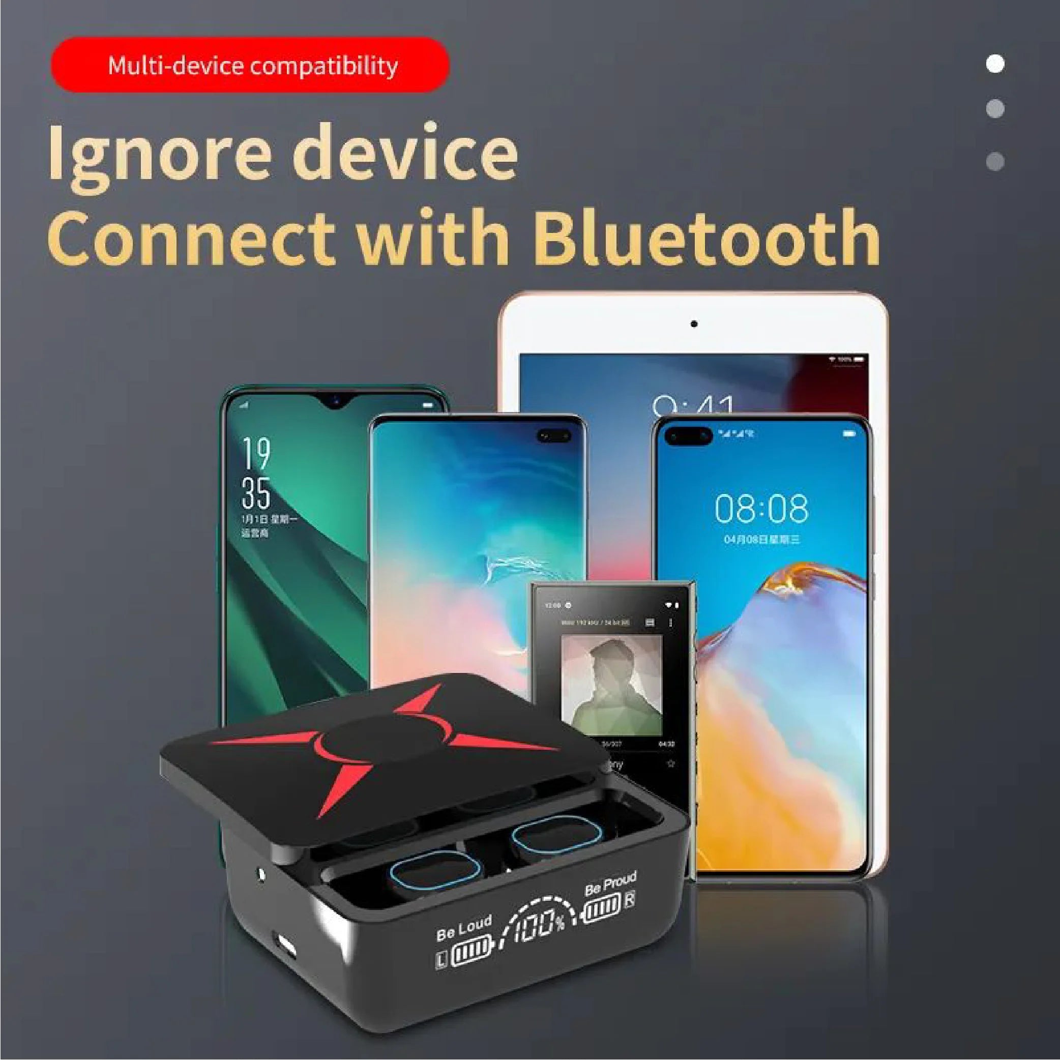 R19 Pro TWS Wireless Bluetooth Earbuds