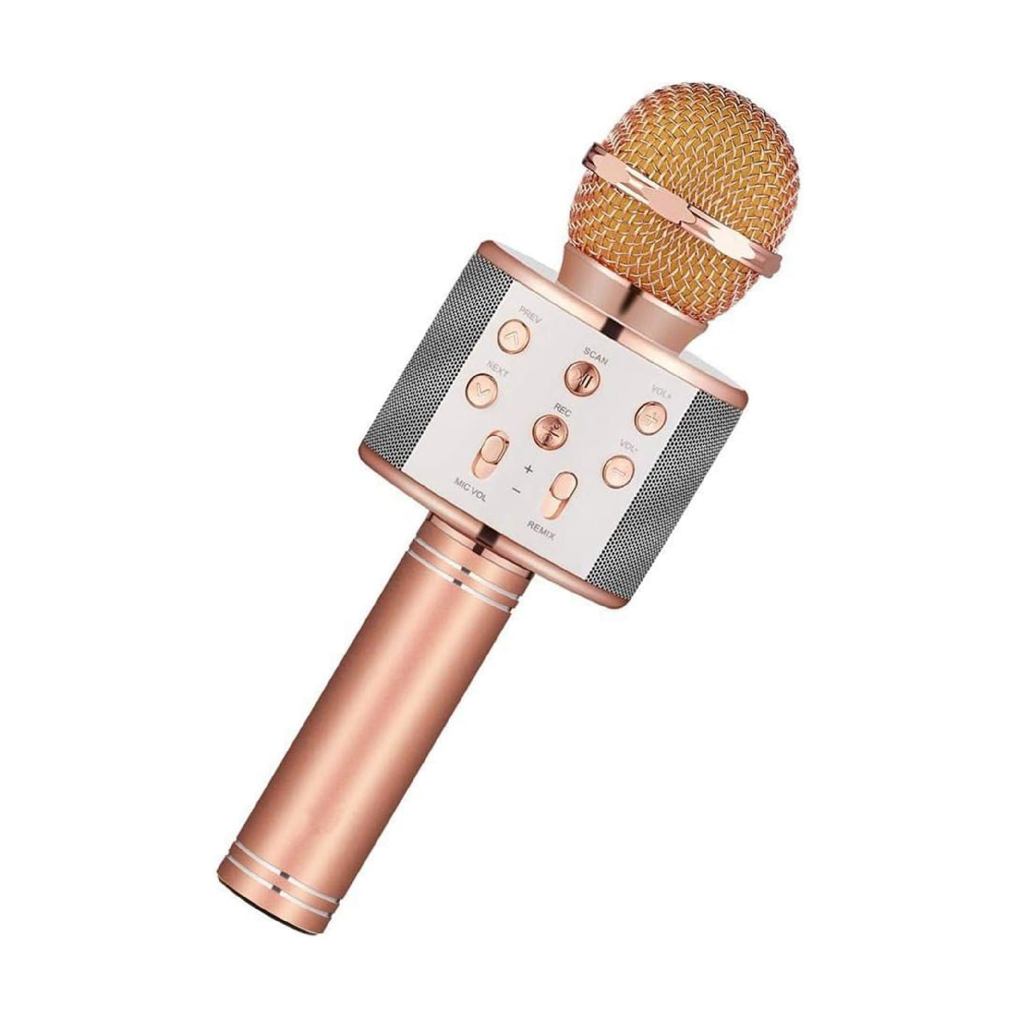 Wireless Karaoke Microphone with LED Lights
