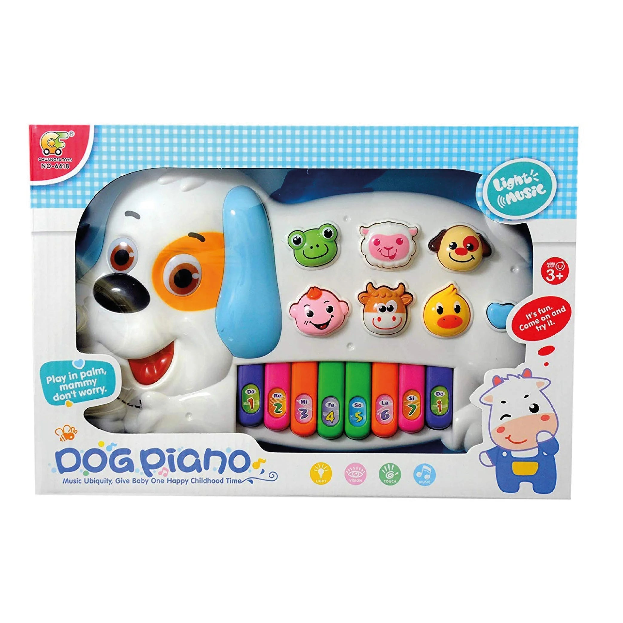 WonderPlay Puppy Musical Toy for Toddlers – Interactive Learning Puppy