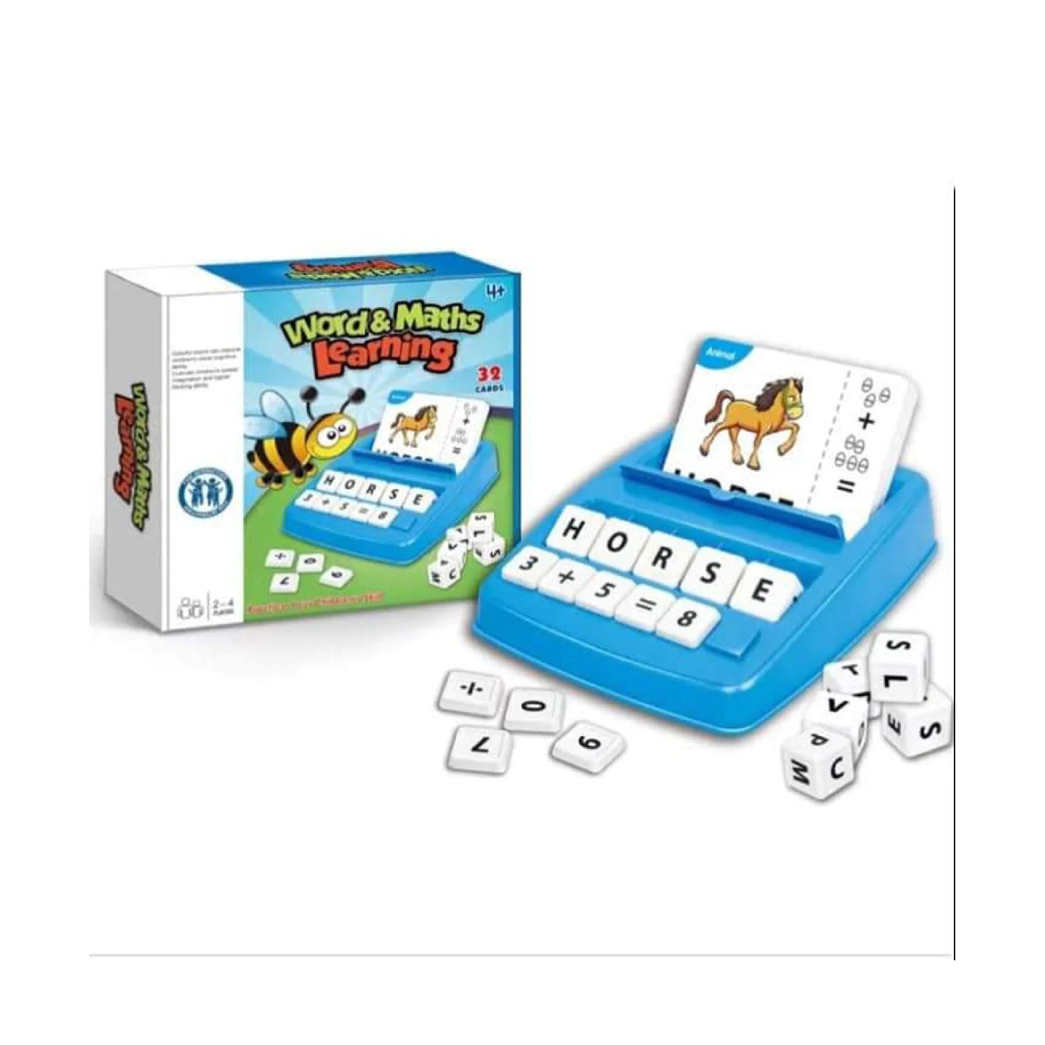 Word & Maths Learning Kit – 32 Cards