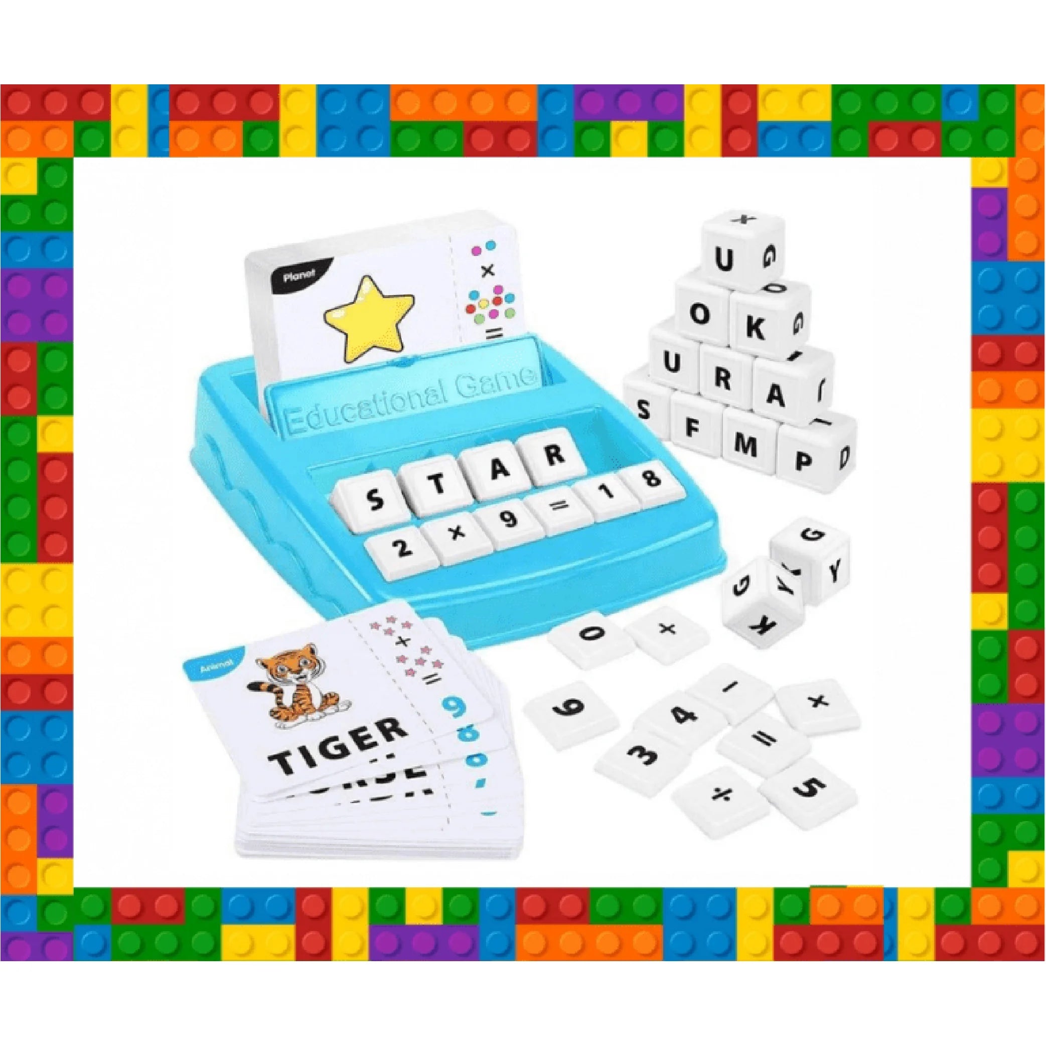 Word & Maths Learning Kit – 32 Cards