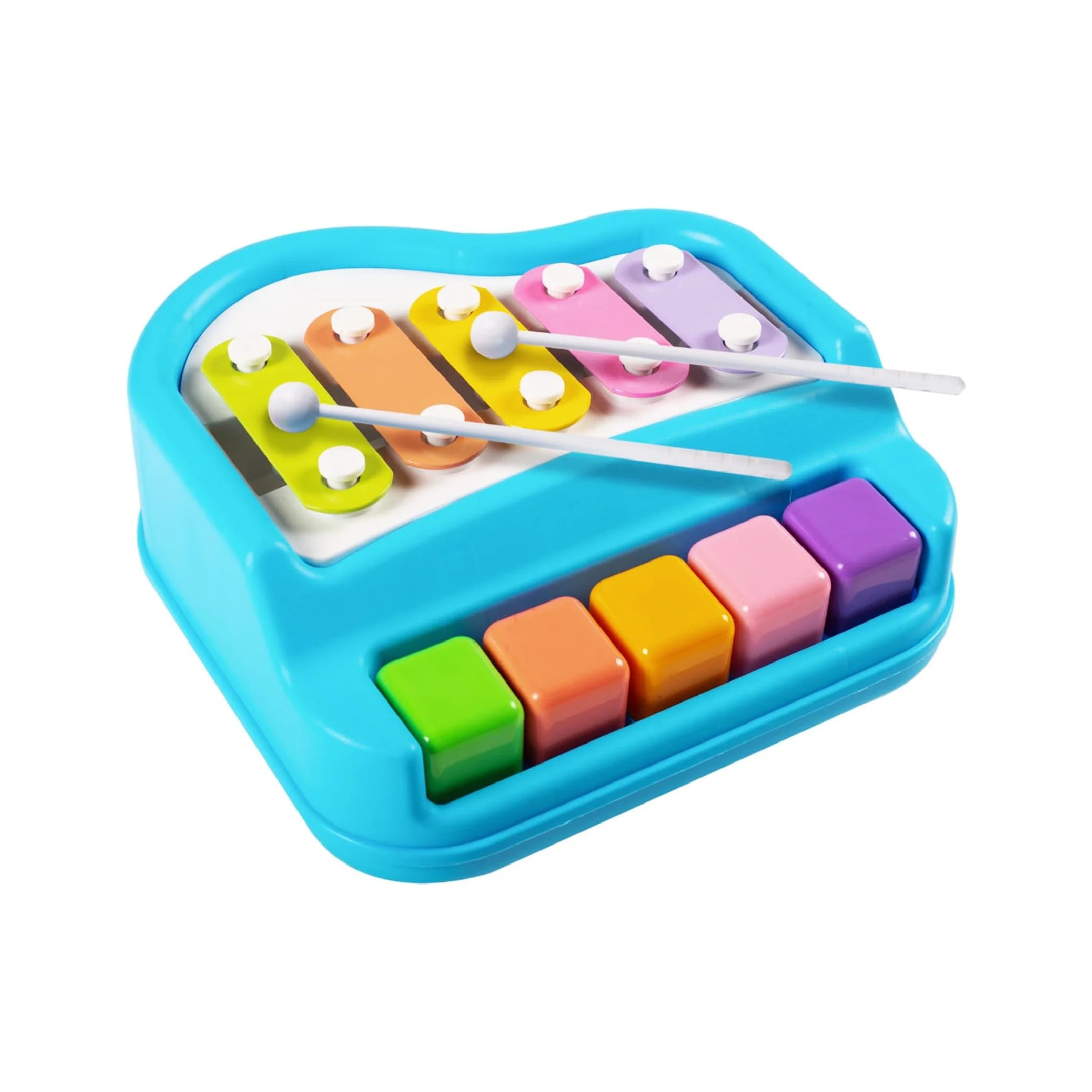 2 in 1 Xylophone with Musical Piano