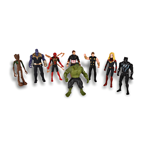 Marvel Avengers Legends Series Action Figures Set - 10pcs Collectible Toys for Kids