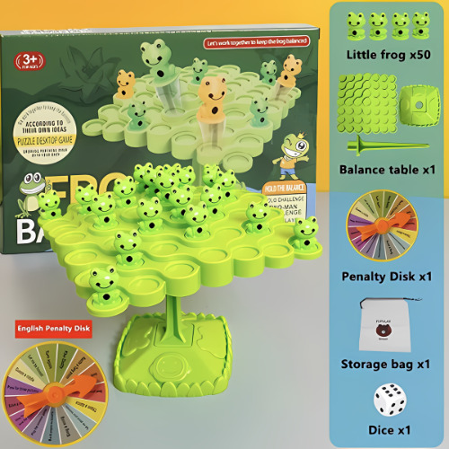 Amamia Balance Frog Game – Multiplayer Battle & Popular Frog Balancing Tree Toy