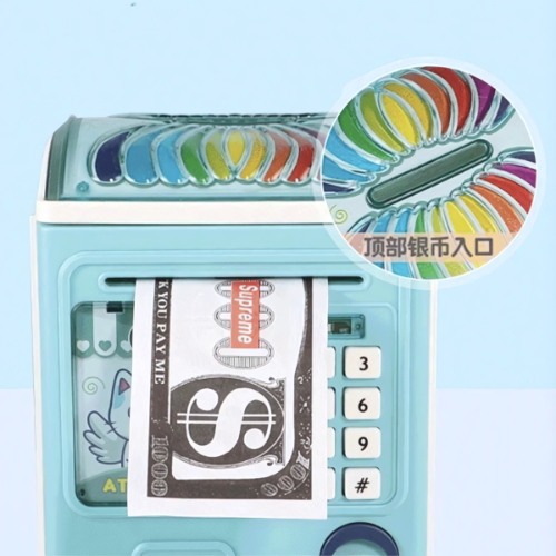 Creative Money Box ATM Machine For Kids with Password Protection