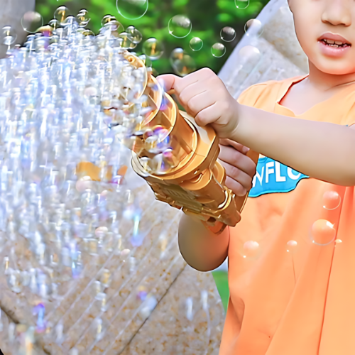 Kids Automatic Bubble Machine with 15 Fire Holes