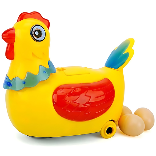 Colorful Egg-Laying Hen Musical Toy