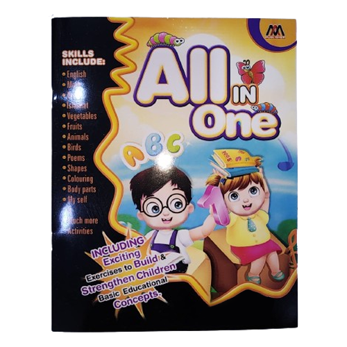 All-in-1 Book for Kids – High-Quality Paper, 16 Skills Included