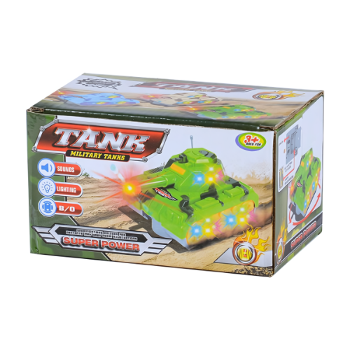 Military Tank Light and Sound Toy for Kids