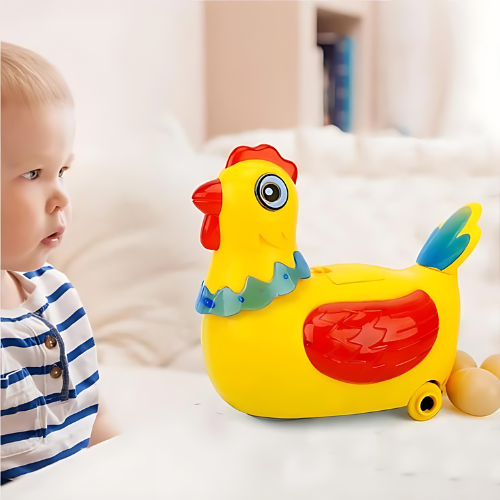 Colorful Egg-Laying Hen Musical Toy