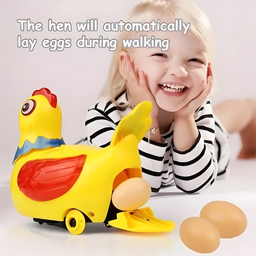 Colorful Egg-Laying Hen Musical Toy