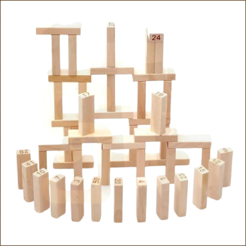 Jumbo Jenga Classic Wooden Blocks Stacking Game